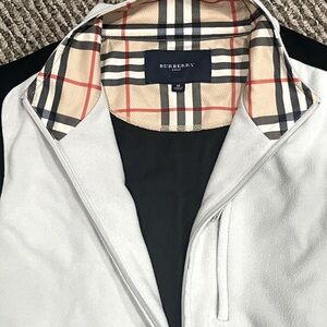 Burberry Off White Lined Vest